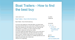 Desktop Screenshot of buyboattrailers.blogspot.com