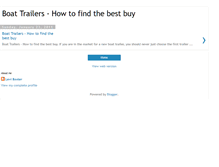 Tablet Screenshot of buyboattrailers.blogspot.com