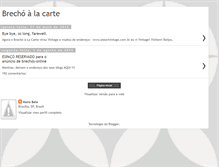 Tablet Screenshot of brechoalacarte.blogspot.com
