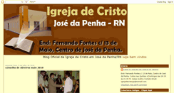 Desktop Screenshot of igrejadecristojp.blogspot.com