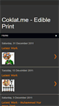 Mobile Screenshot of coklatme-edibleprint.blogspot.com