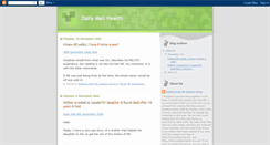 Desktop Screenshot of dailymailhealth.blogspot.com