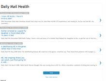 Tablet Screenshot of dailymailhealth.blogspot.com