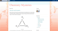 Desktop Screenshot of chemistrymysteries.blogspot.com