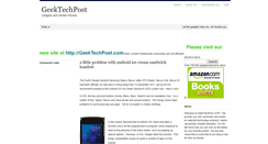 Desktop Screenshot of geektechpost.blogspot.com