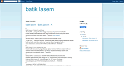 Desktop Screenshot of batikla-sem.blogspot.com