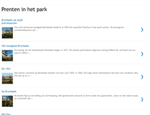 Tablet Screenshot of prenteninhetpark.blogspot.com