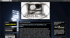 Desktop Screenshot of caprichosdelfutbol.blogspot.com
