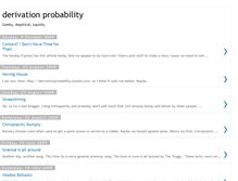 Tablet Screenshot of derivationprobability.blogspot.com