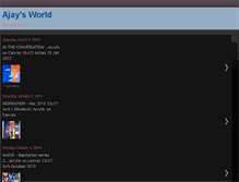 Tablet Screenshot of ajaysartworld.blogspot.com
