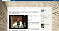 Desktop Screenshot of coyoteknight.blogspot.com