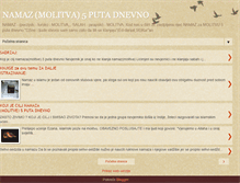 Tablet Screenshot of namazmolitva.blogspot.com