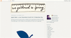 Desktop Screenshot of gatheredinspring.blogspot.com