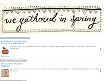 Tablet Screenshot of gatheredinspring.blogspot.com