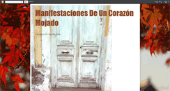 Desktop Screenshot of manifestacionesdeuncorazon.blogspot.com