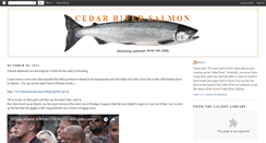 Desktop Screenshot of cedarriversalmon.blogspot.com