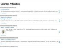 Tablet Screenshot of colonizeantarctica.blogspot.com