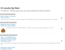 Tablet Screenshot of itslovelyuphere.blogspot.com