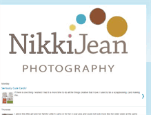 Tablet Screenshot of nikkijeanphotography.blogspot.com