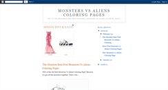 Desktop Screenshot of monsters-vs-aliens-coloring-pages.blogspot.com