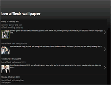 Tablet Screenshot of benaffleckwallpaper.blogspot.com