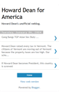 Mobile Screenshot of dean4america.blogspot.com