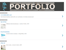 Tablet Screenshot of kalleportfolio.blogspot.com