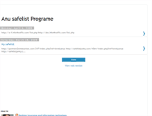 Tablet Screenshot of anusafelist.blogspot.com