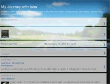 Tablet Screenshot of journeywithisha.blogspot.com