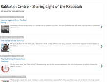 Tablet Screenshot of kabbalah-centre.blogspot.com