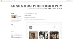 Desktop Screenshot of luminous-photography.blogspot.com