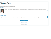 Tablet Screenshot of eltatuajefalso.blogspot.com
