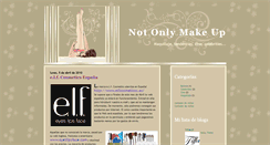 Desktop Screenshot of notonlymakeup.blogspot.com