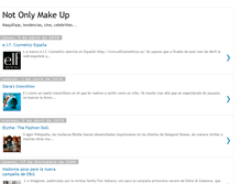 Tablet Screenshot of notonlymakeup.blogspot.com