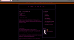 Desktop Screenshot of 11cancerdemama2009.blogspot.com