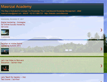 Tablet Screenshot of masrizal-academy.blogspot.com