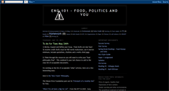 Desktop Screenshot of foodpoliticsyou.blogspot.com