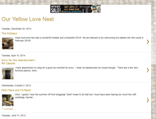 Tablet Screenshot of ouryellowlovenest.blogspot.com