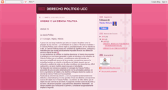 Desktop Screenshot of derechopoliticoucc.blogspot.com
