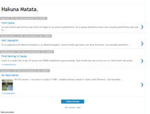 Tablet Screenshot of chakunamatata.blogspot.com