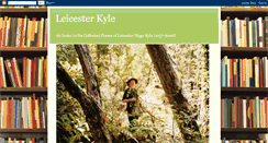 Desktop Screenshot of leicesterkyle.blogspot.com