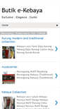 Mobile Screenshot of butikekebaya.blogspot.com