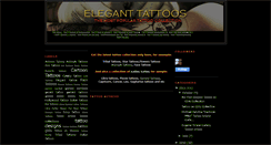 Desktop Screenshot of elegant-tattoos.blogspot.com