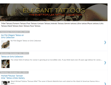 Tablet Screenshot of elegant-tattoos.blogspot.com