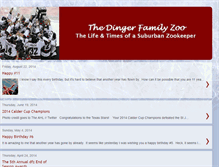 Tablet Screenshot of dingerfamilyzoo.blogspot.com