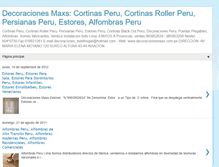Tablet Screenshot of cortinasyestoresperu.blogspot.com