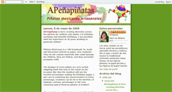 Desktop Screenshot of apenapinatas.blogspot.com