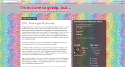 Desktop Screenshot of notonetogossipbut.blogspot.com