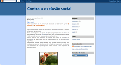 Desktop Screenshot of contraexclusaosocial.blogspot.com