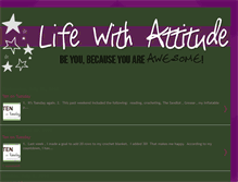 Tablet Screenshot of lifewithattitude.blogspot.com